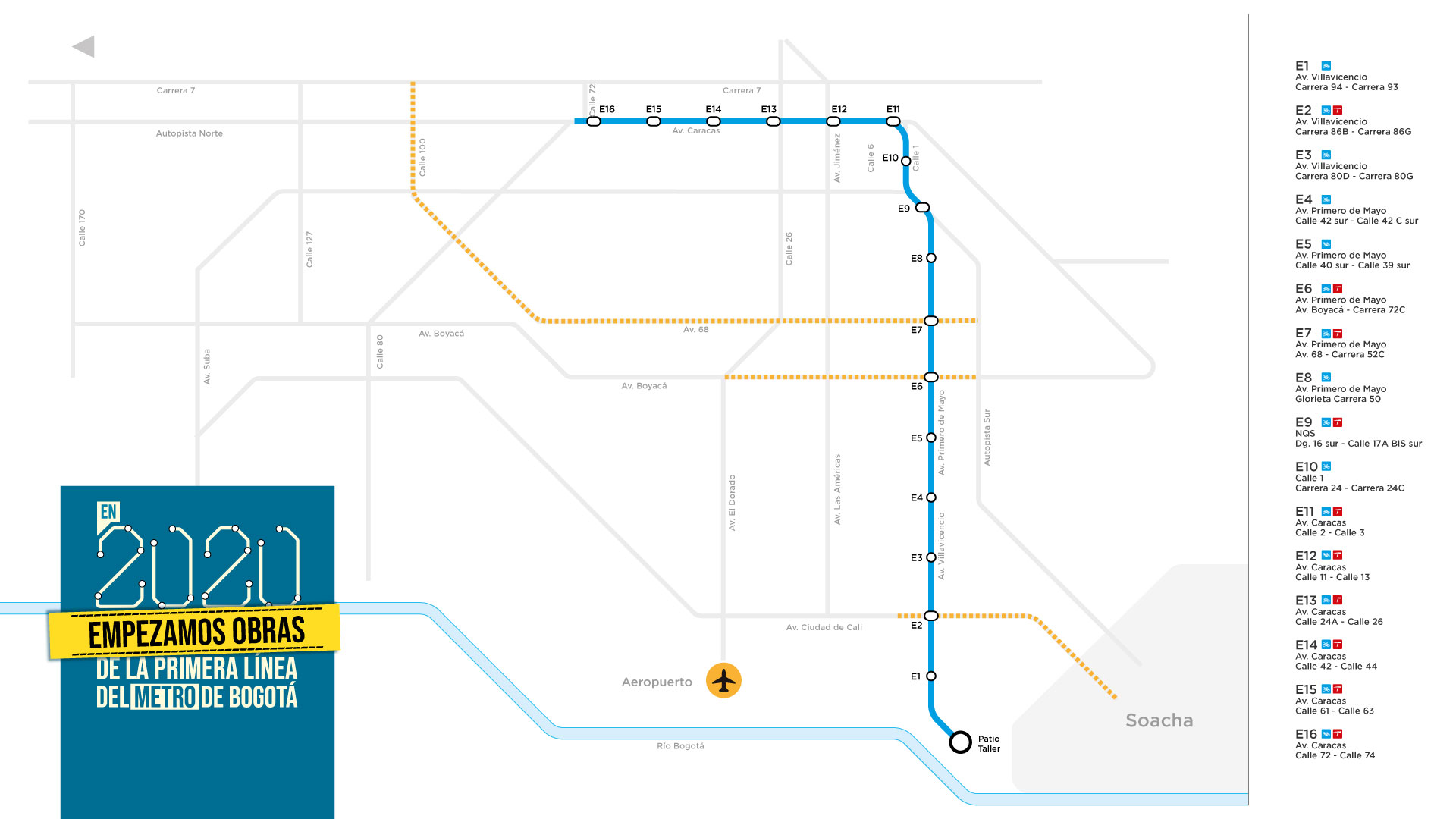 Cortesía Metro de Bogotá
