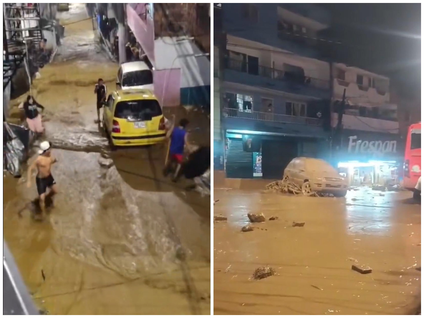 Avenida torrencial causó graves afectaciones en zona nororiental de Medellín