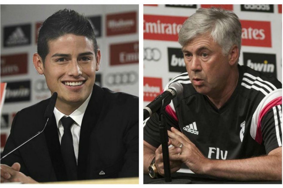Carlo Ancelotti sobre James Rodríguez: «es una inversión de futuro para este club»