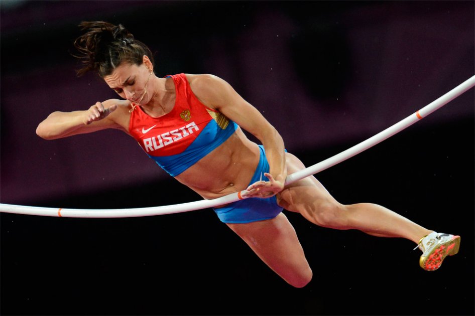 Isinbáyeva cae en Londres y no puede conseguir su tercer oro consecutivo