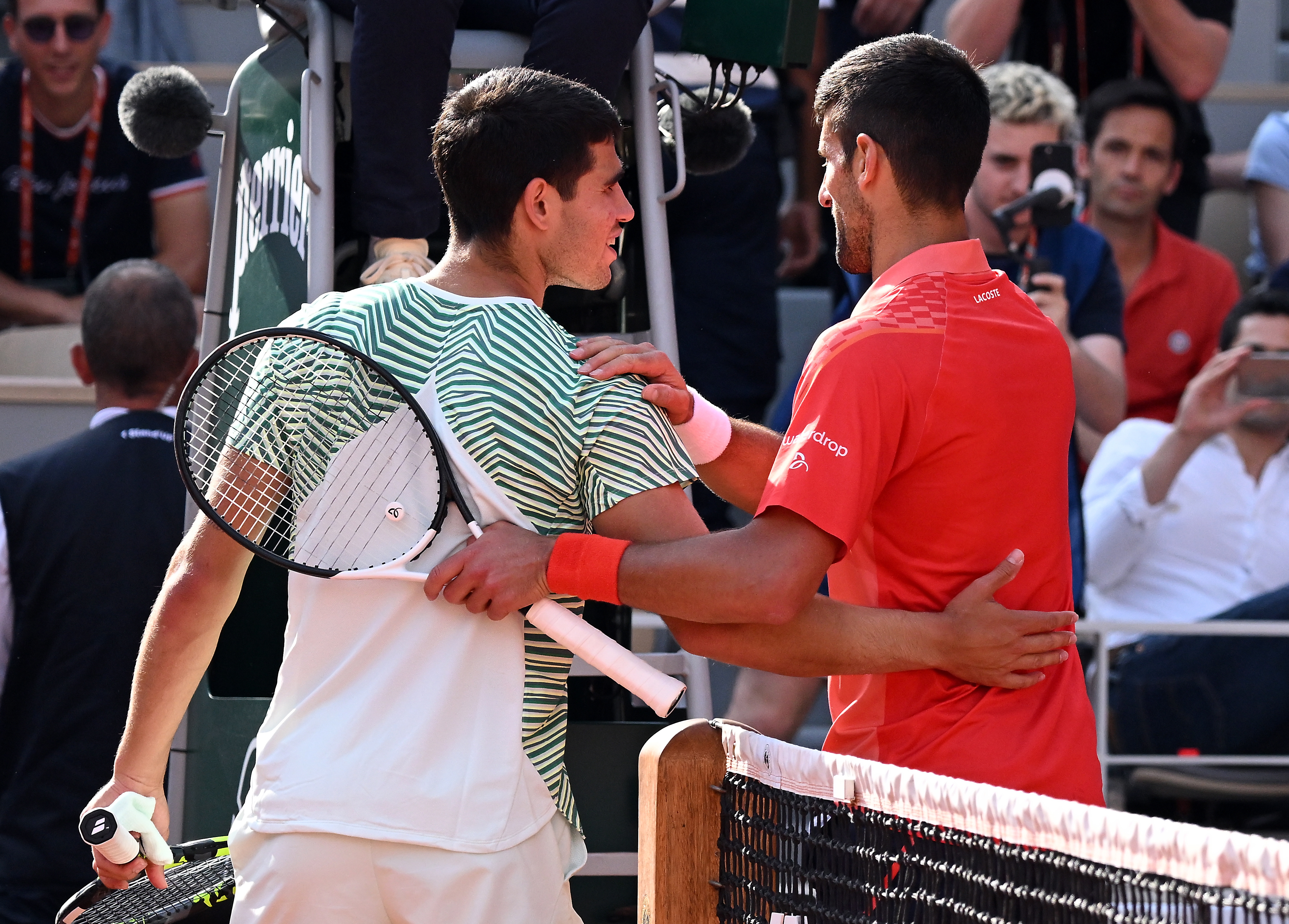 Alcaraz y Djokovic se encontrarían si llegan a la final del US Open