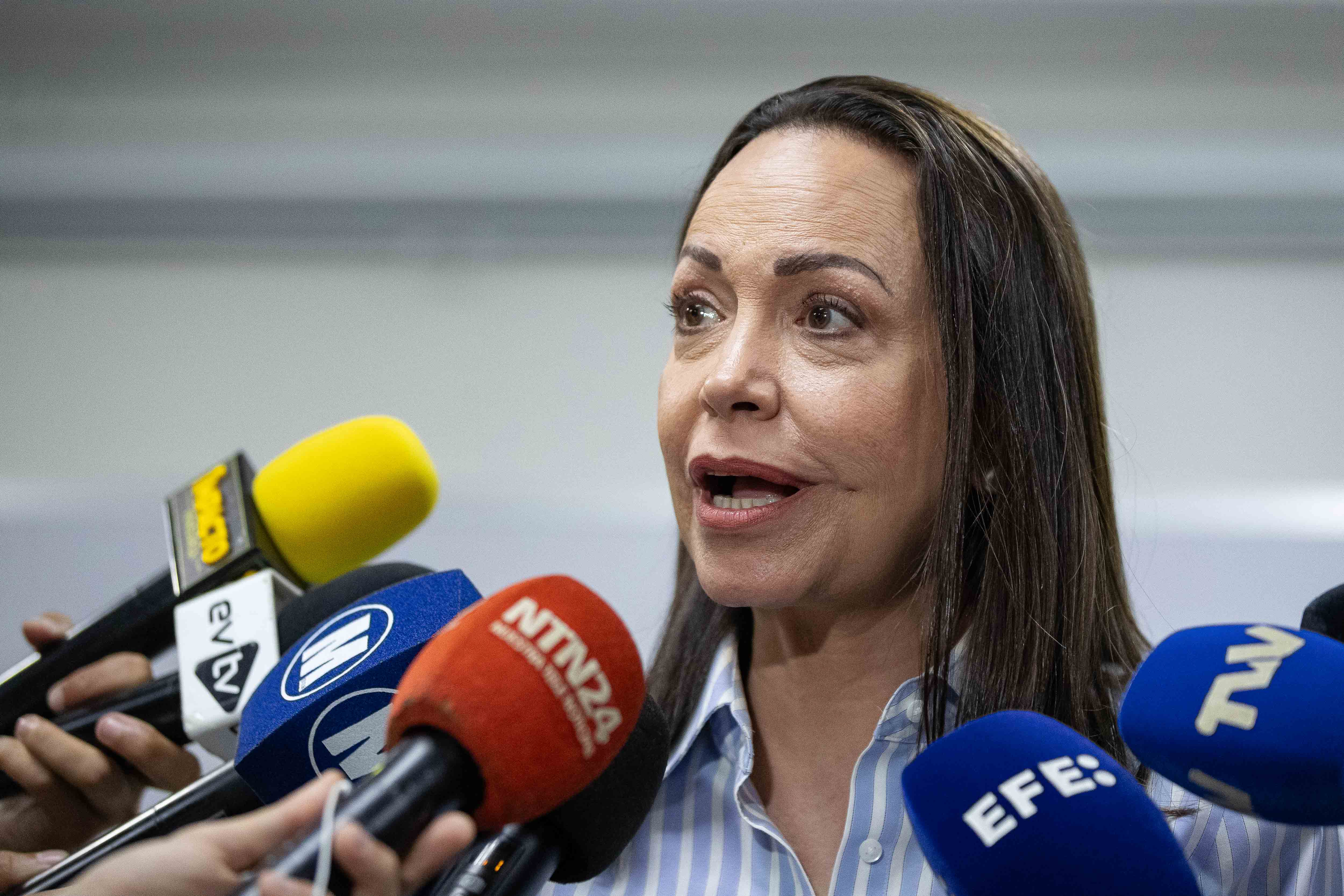 María Corina Machado: oficiales militares difunden “información falsa” sobre mí