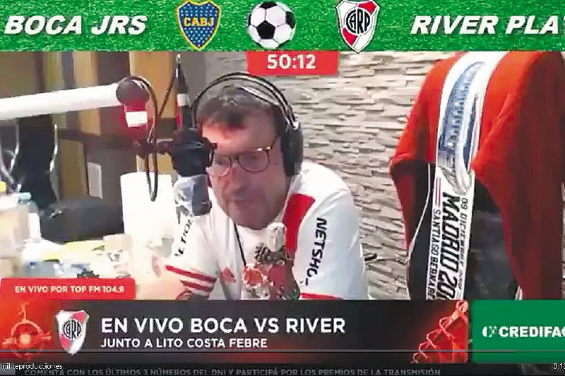 Un periodista argentino llamó simio a Sebastián Villa en plena transmisión