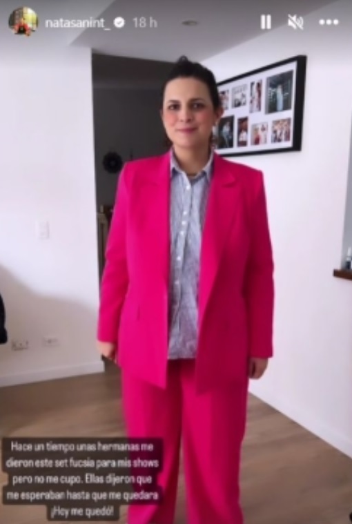 Natalia Sanint está feliz con el resultado de su cirugía para adelgazar