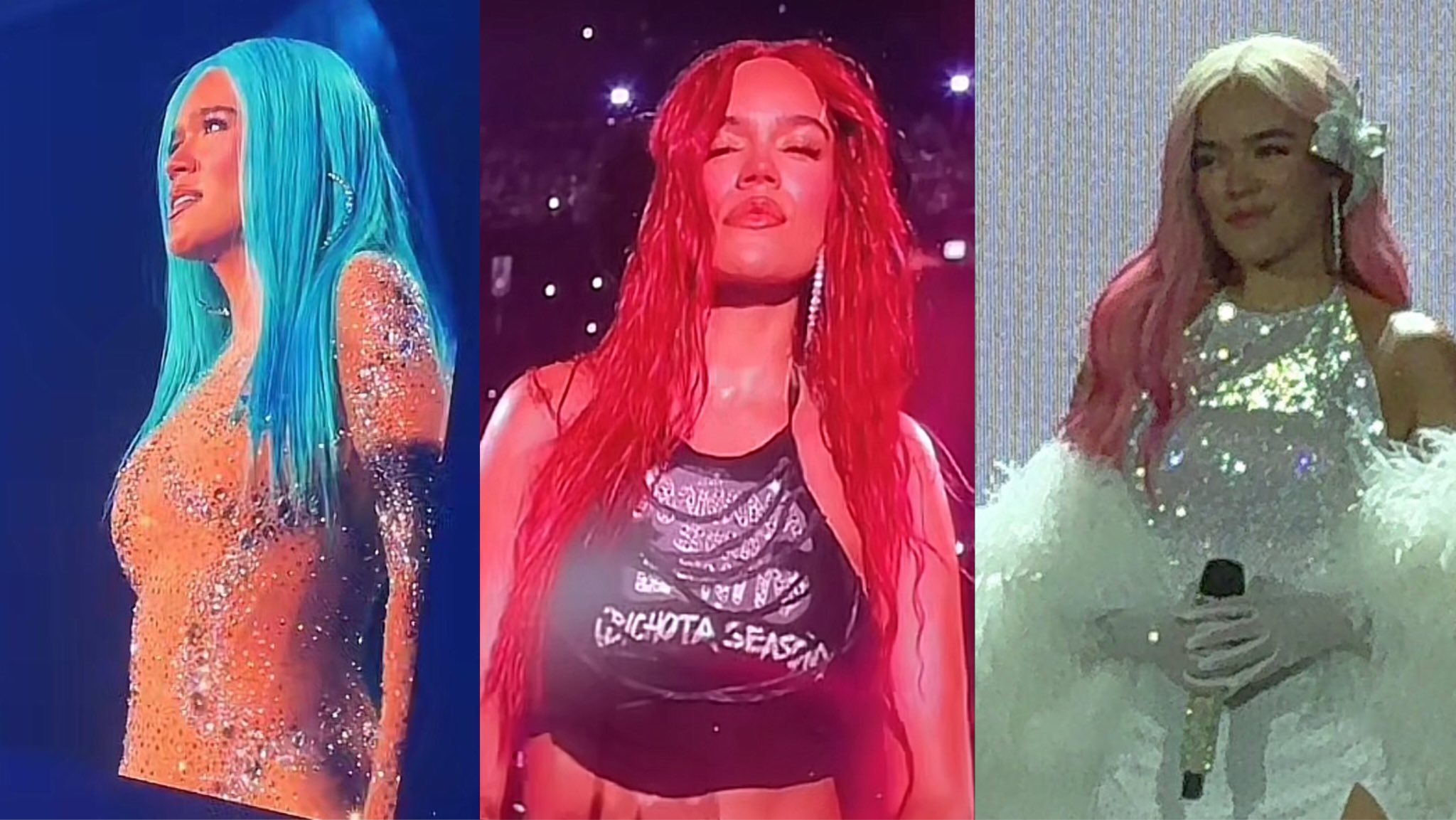 Karol G sorprendió con cambios de look en su último de cuatro conciertos en Madrid