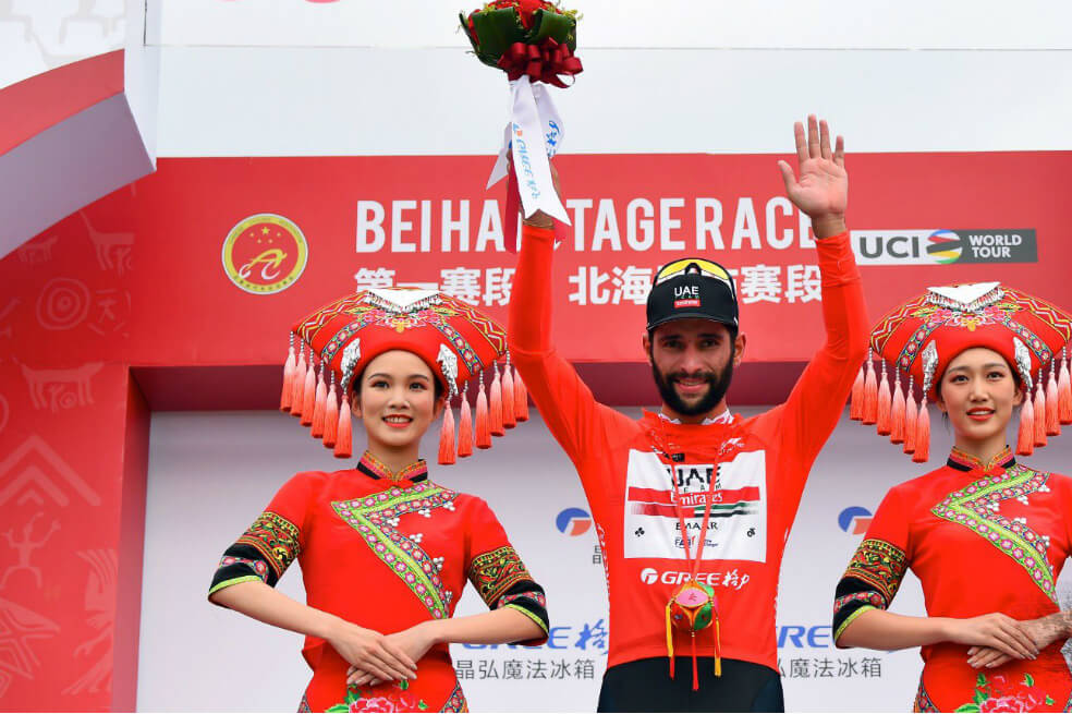 Fernando Gaviria ganó la primera etapa del Tour de Guangxi