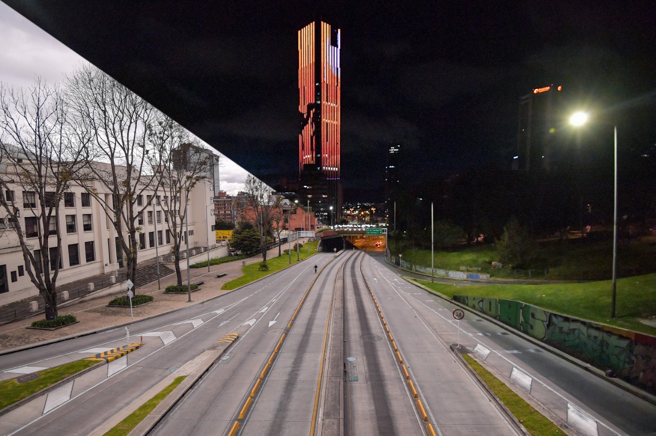 Fotos: Bogotá en cuarentena por el Coronavirus vuelve a ser una ciudad fantasma