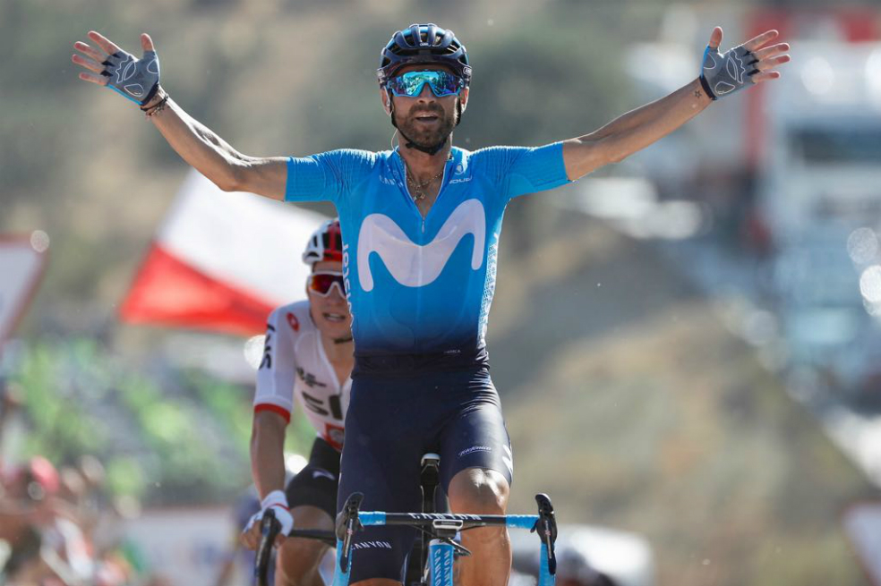 Alejandro Valverde: "Estoy contento por lo que hemos hecho, pero todavía queda mucha carrera"