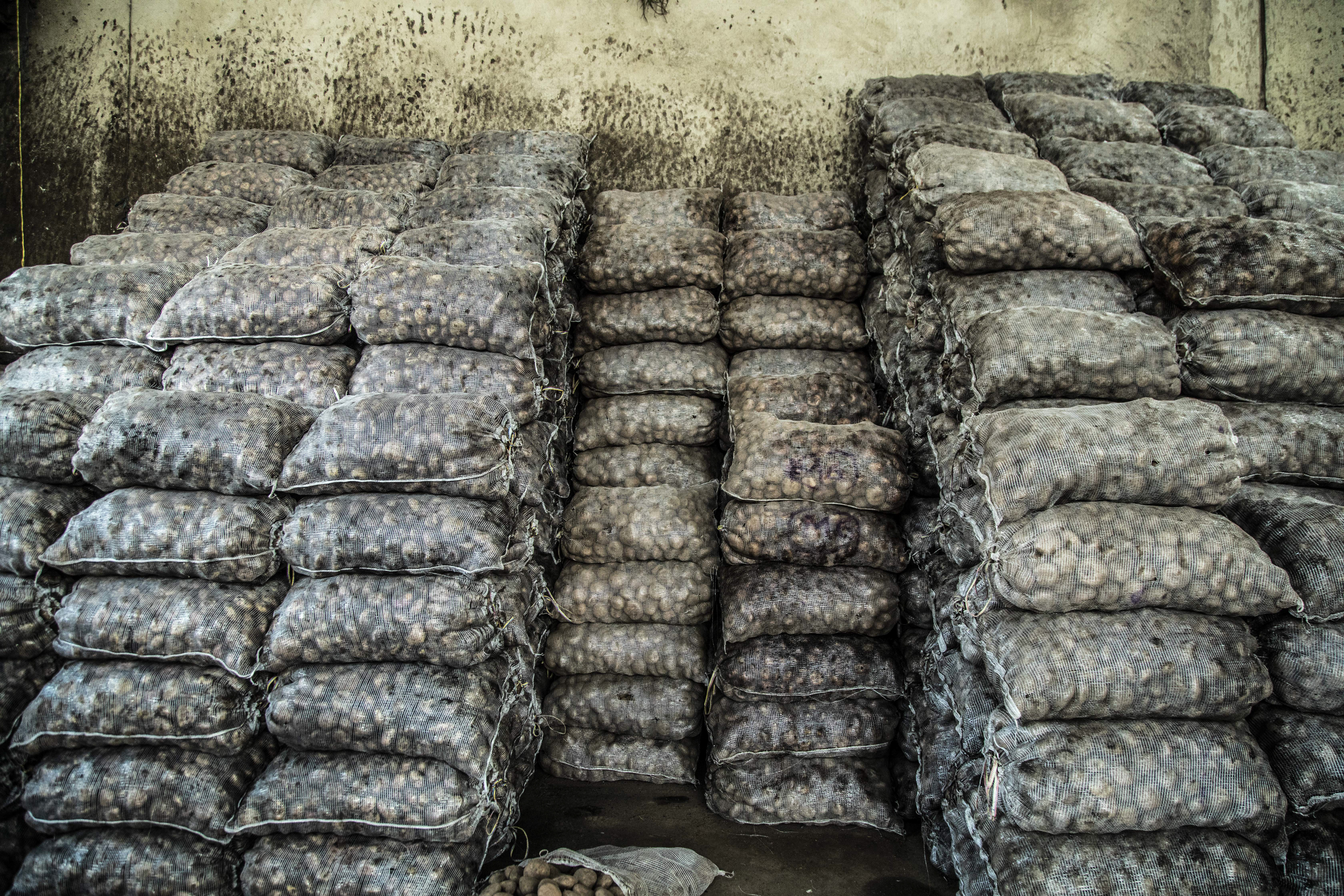 "El negocio de cultivo y venta de los productos que llegan a Corabastos se compone por varios eslabones básicos: el agricultor, el transportador, el negociante, los coteros, los intermediarios minoristas y el consumidor final."