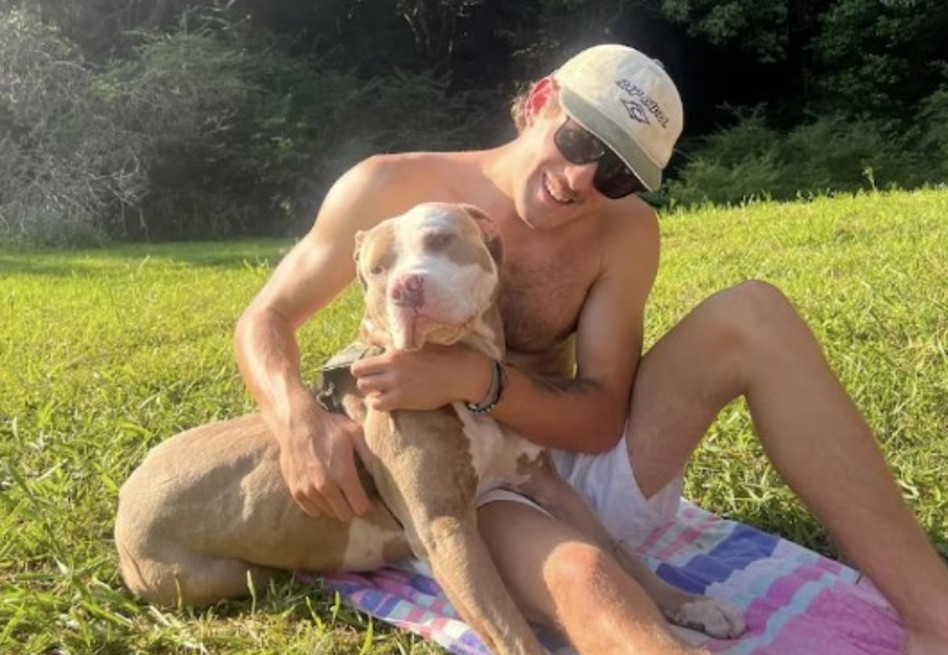 Usando un método poco convencional: hombre se reencuentra con su perro
