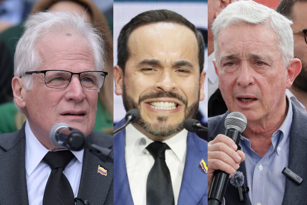 Miguel Uribe, Abelardo de la Espriella y Álvaro Uribe elecciones 2026