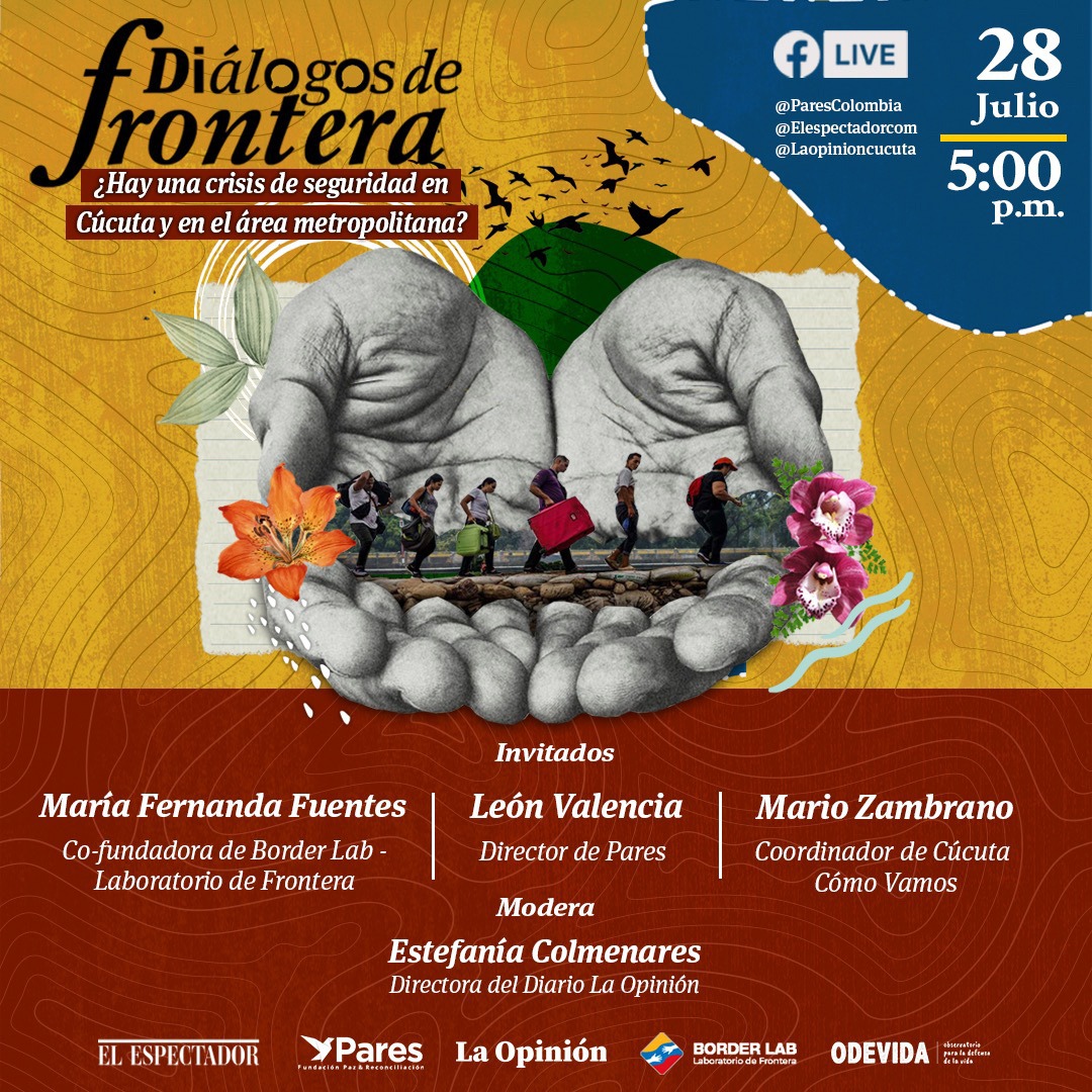 El evento será transmitido por el FaceBook Live de Pares Colombia, el Diario la Opinión y El Espectador.