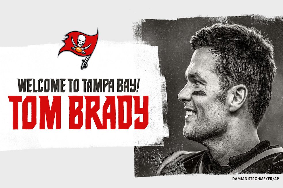Tom Brady firma por los Bucaneros de Tampa Bay y quiere seguir haciendo historia