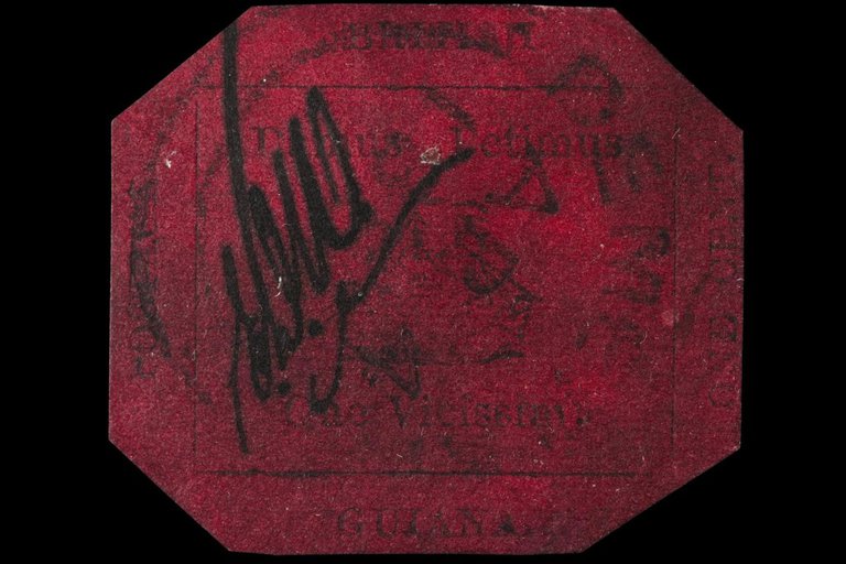 Magenta de un penique de Guayana Británica