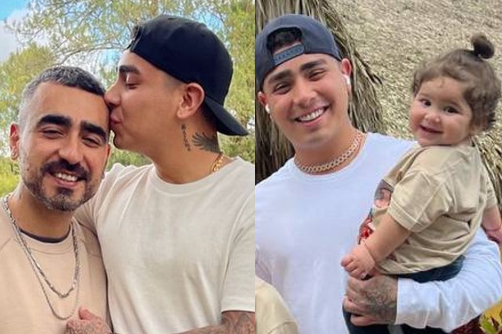 Video: papá de Felipe Saruma enternece al jugar con Adhara, hija de Andrea Valdiri