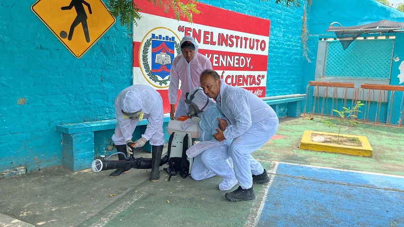 Ante incremento de casos de dengue, adelantan jornada de fumigación en Girardot