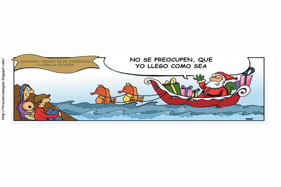 Llegada de Papa Noél