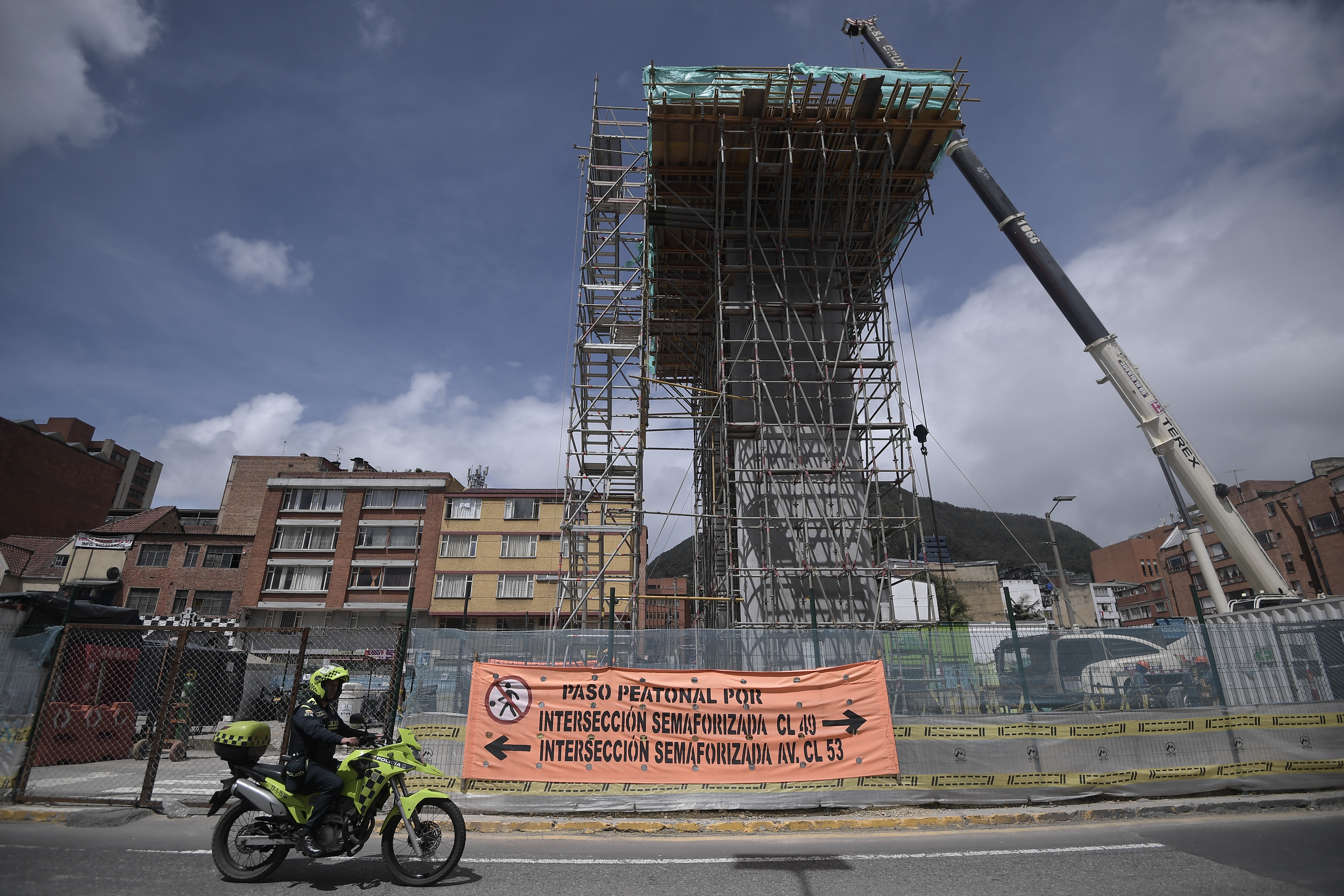 Arrancan cierres nocturnos en la Calle 19 con Caracas por obras del Metro de Bogotá