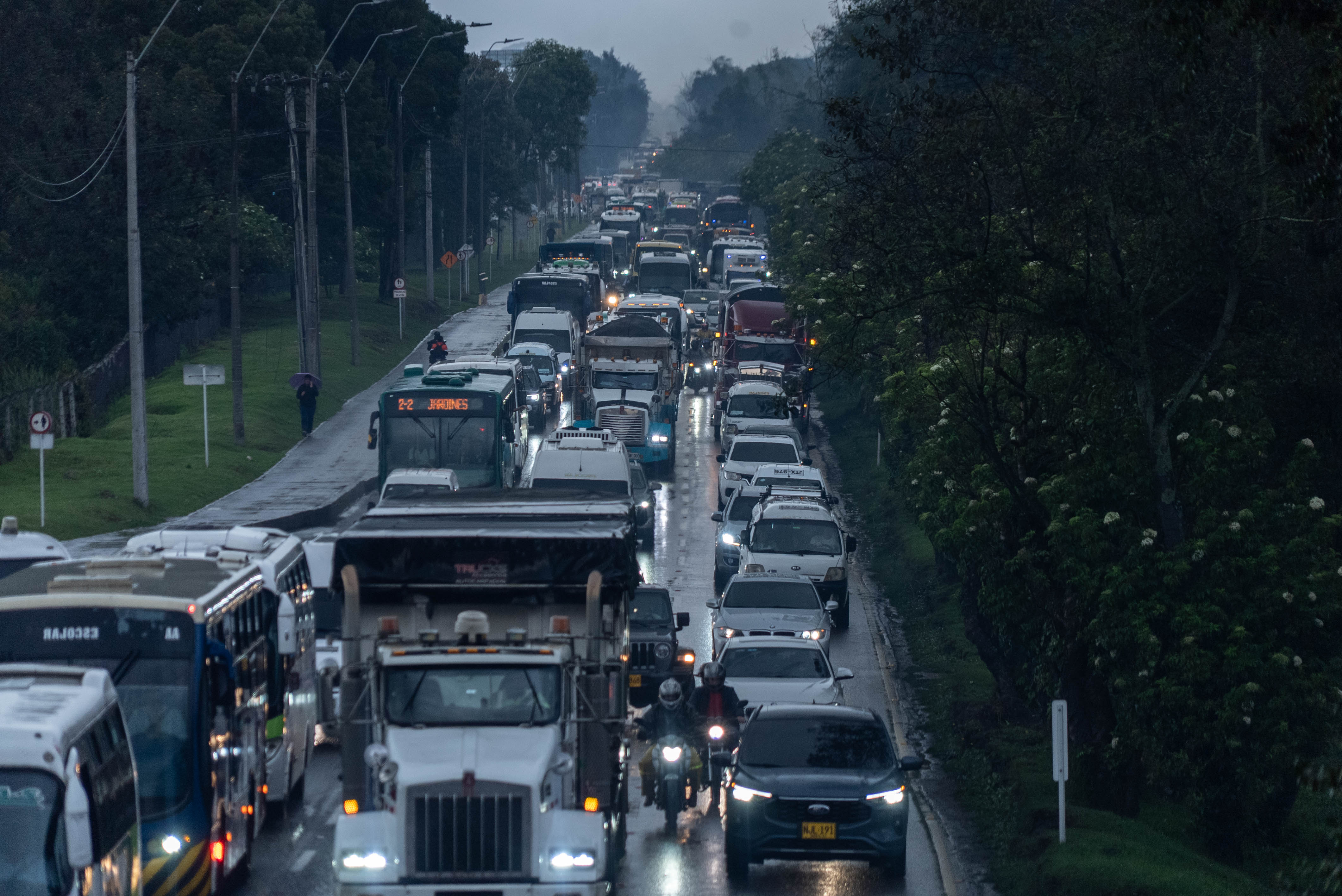 Trancones y bloqueos  en la Autonorte: drama que requiere una urgente solución