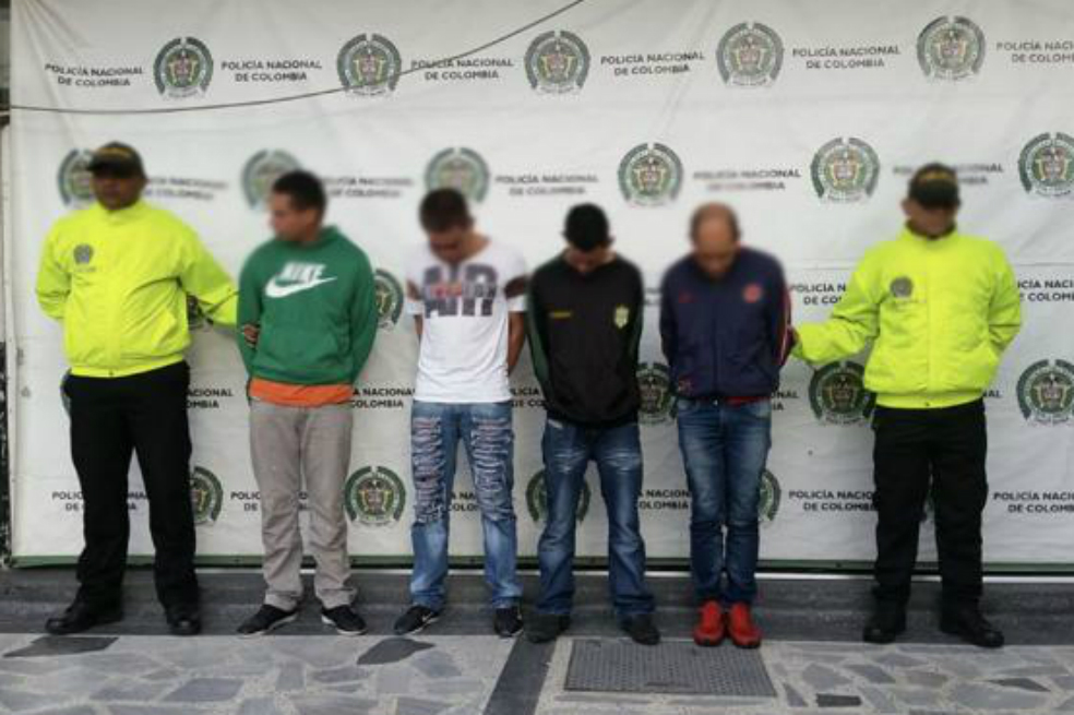 Capturan cinco integrantes de estructura criminal en Ciudad Bolívar, en Bogotá
