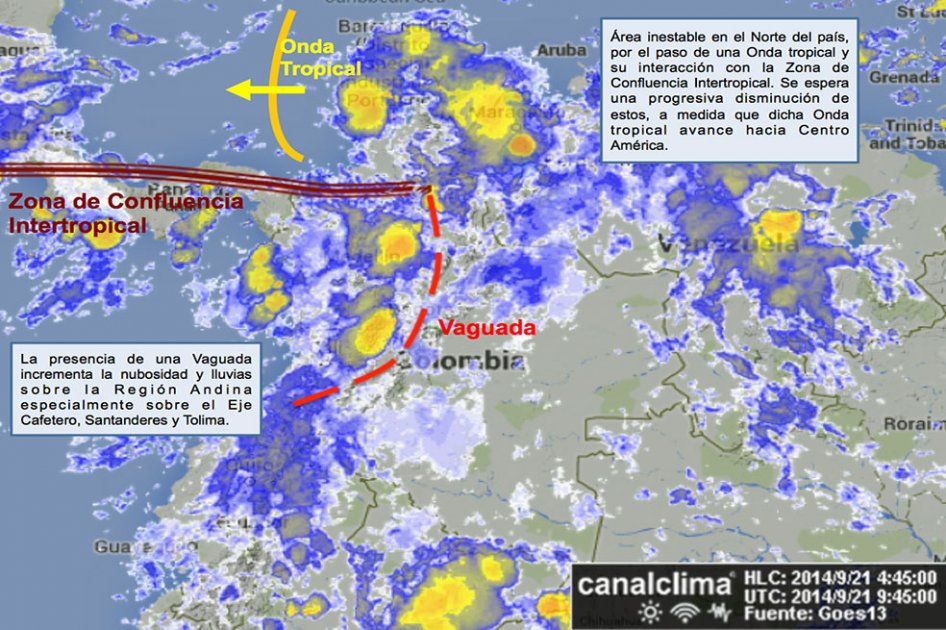 Boletín meteorológico de este 21 de septiembre