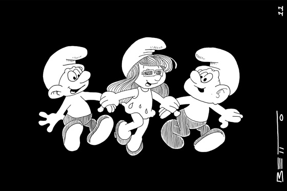 Galán, Gina y Luna