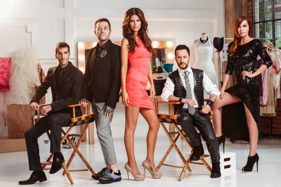 Allan Fis, reconocido fotógrafo de moda, Antonio González de Cosio, periodista y asesor de moda, la top model Elsa Benítez, Glenda Reyna, representante de artistas y Óscar Madrazo, director de Contempo Models. / Cortesía de Sony 