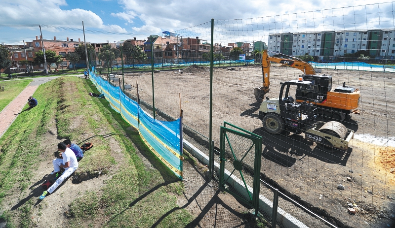 Cuatro años para hacer 64 parques en Bogotá