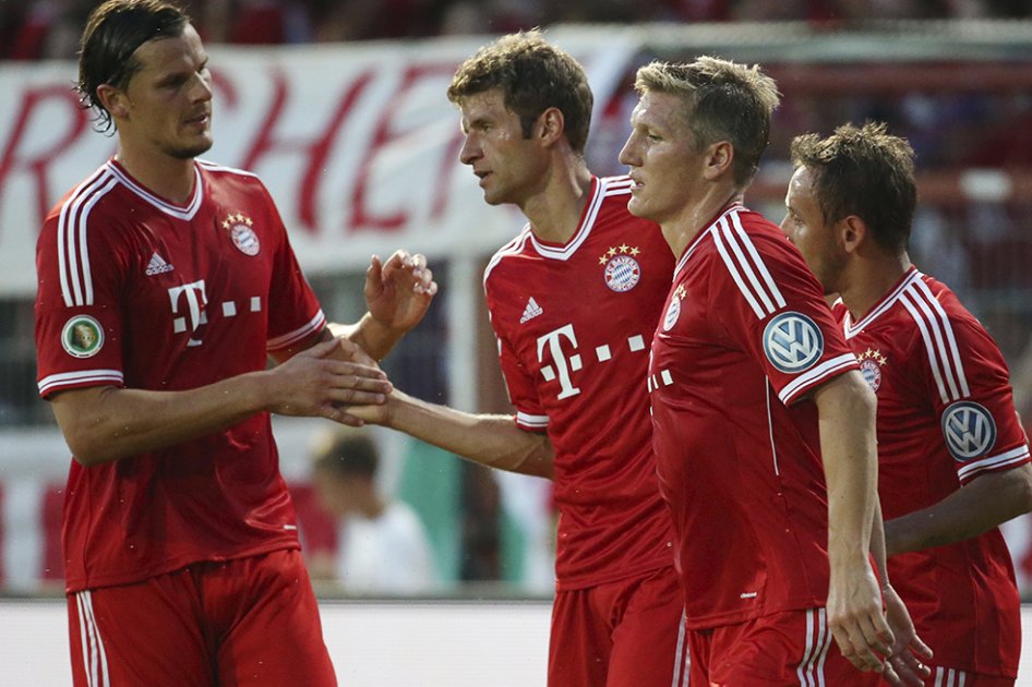 Bayern Múnich goleó en su debut de la Copa de Alemania