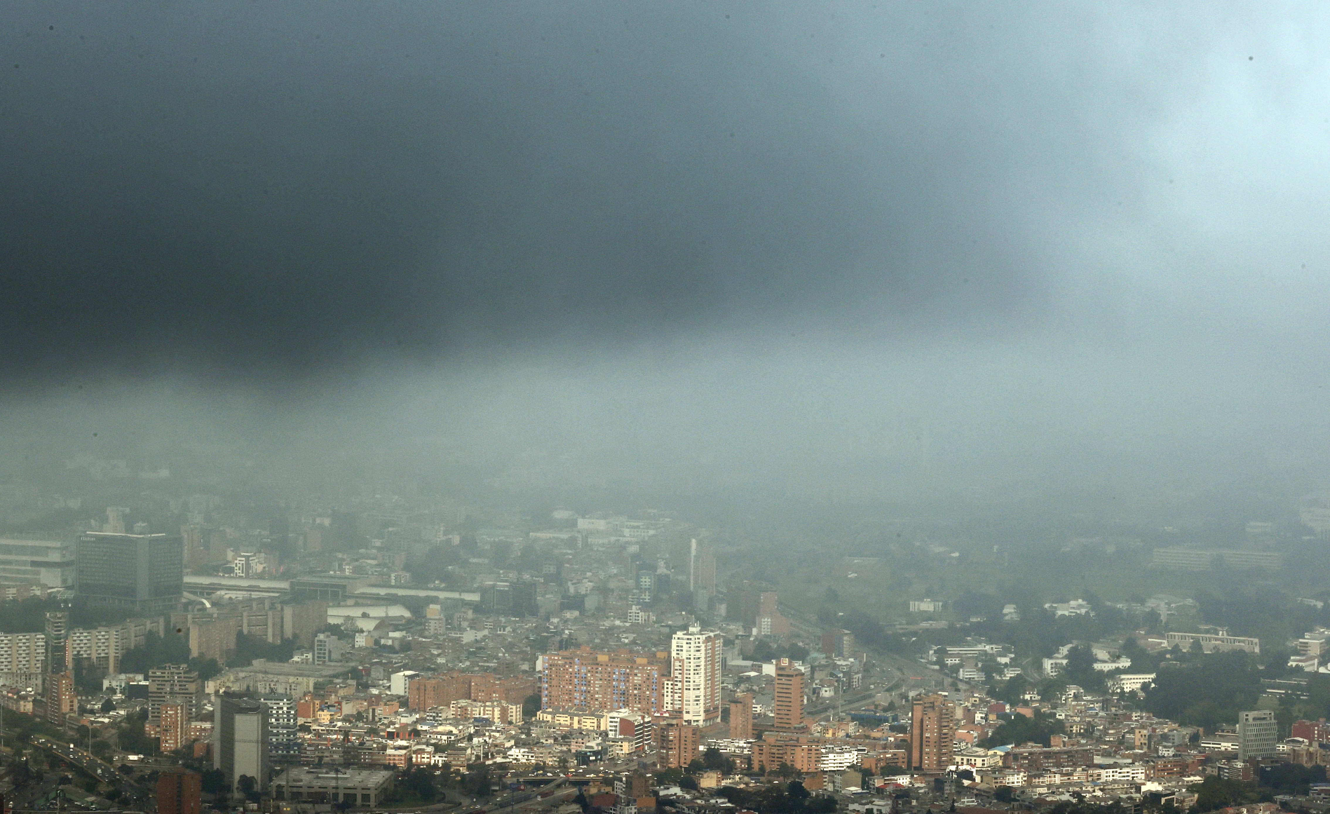 Nada que mejoran las condiciones atmosféricas en Bogotá
