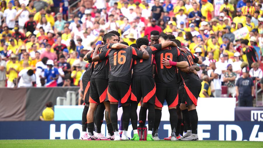 La selección de Colombia, en su preparación en Estados Unidos.