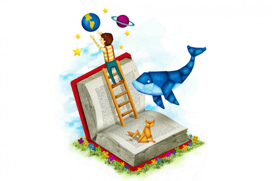 La lectura permite a los niños tener mayor claridad sobre el mundo. / Ilustración: Carlos Andrés Pérez Boada