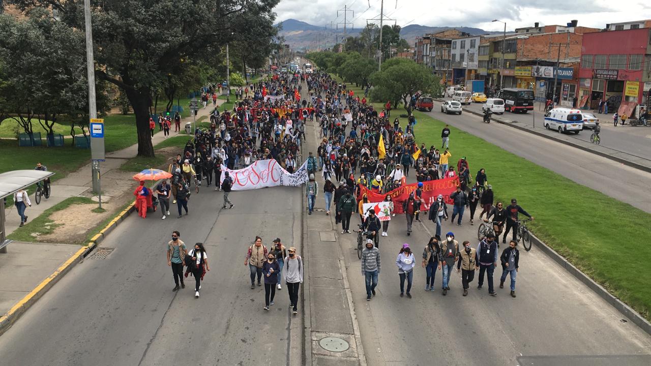 Paro nacional 21 de septiembre 2020 Bogotá