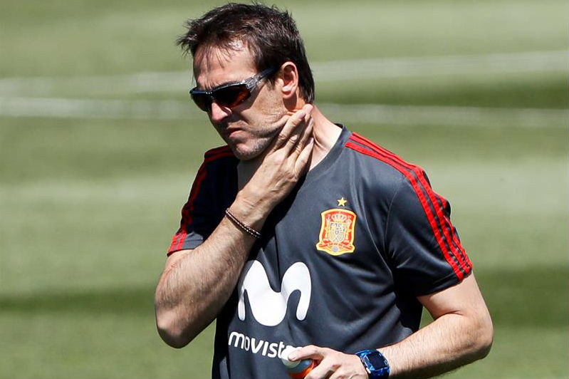 A dos días del debut en Rusia 2018,  la selección española destituye a Julen Lopetegui
