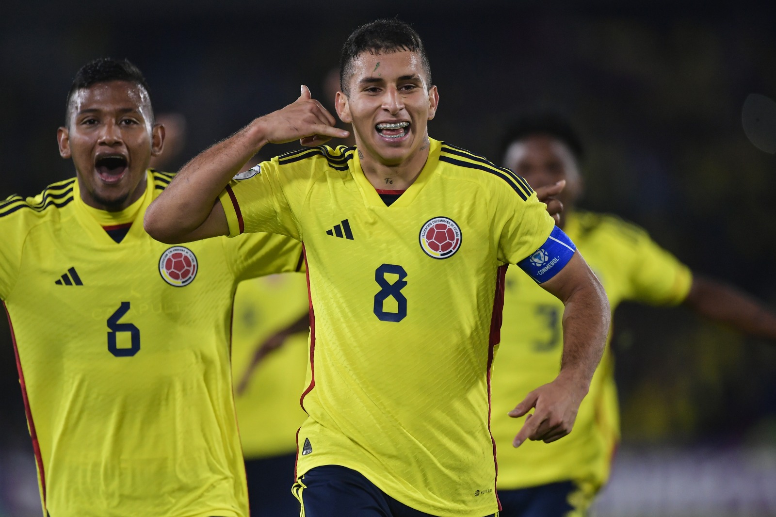 Gustavo Puerta, el máximo pasador del Sudamericano Sub-20