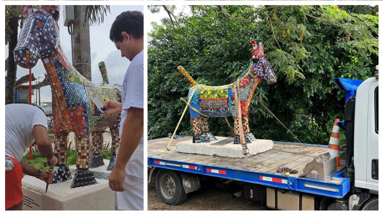 La escultura “hombre mamaburra” fue trasladada a otro municipio