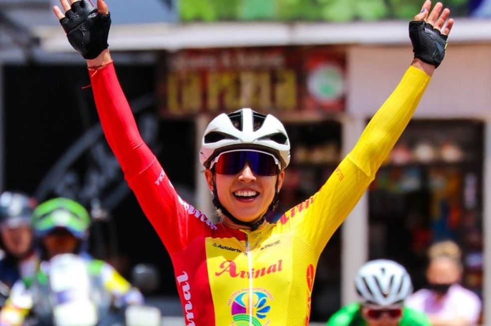 Golpe de autoridad: Aranza Villalón ganó la segunda etapa de la Vuelta a Colombia