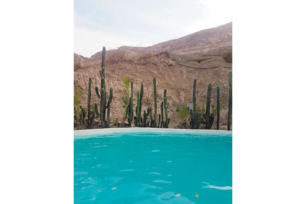 Esta es una de las piscinas del Bethel Bio Luxury Hotel,  que está ubicado en Villavieja.    / Natalia Pedraza - El Espectador