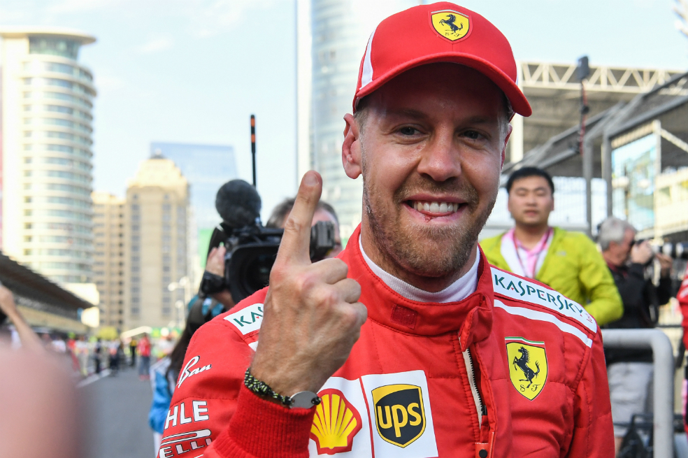 Sebastian Vettel se quedó con la pole en el Gran Premio de Azerbaiyán