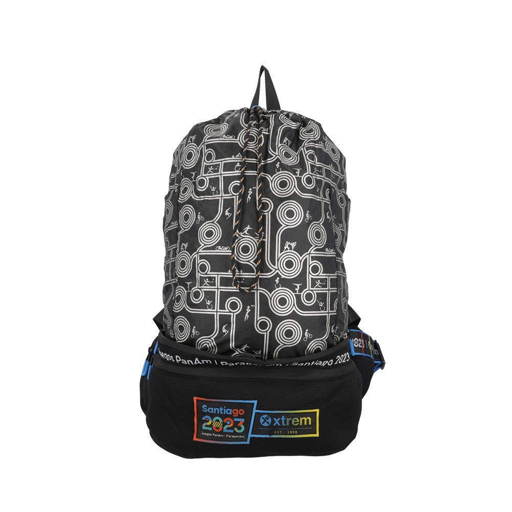 Canguro - mochila: pieza de colección inspirada en los Juegos Panamericanos Chile 2023.