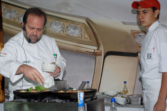 Famosos a la cocina