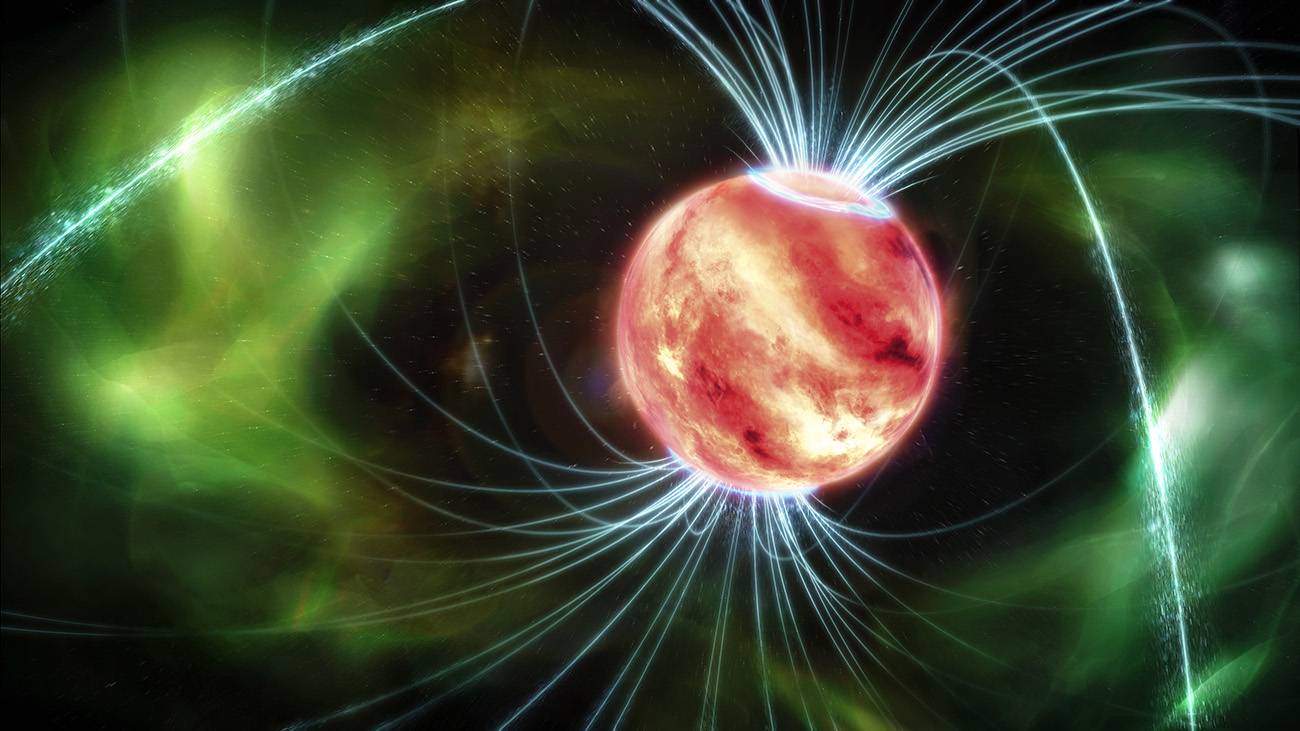 La primera imagen detallada de un cinturón de radiación fuera del Sistema Solar