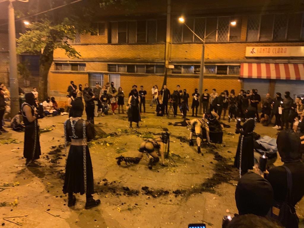 El «rito satánico» que denunció Lafaurie en realidad es un performance