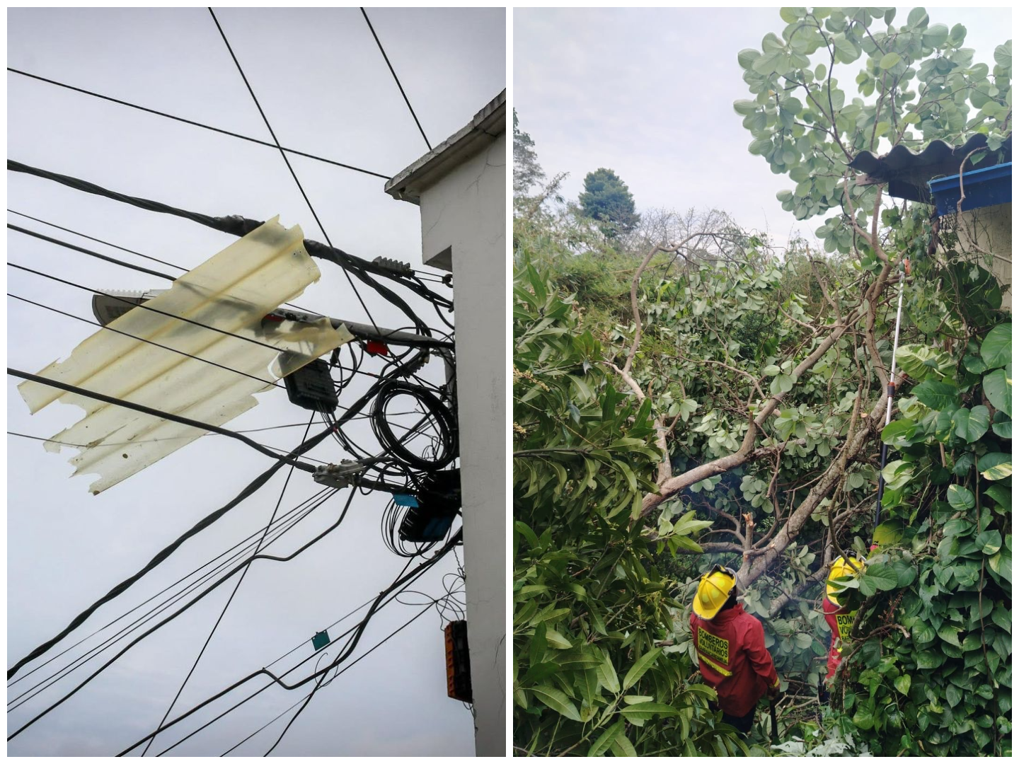 Lluvias causaron varias emergencias en Barrancabermeja; hay 23 familias damnificadas