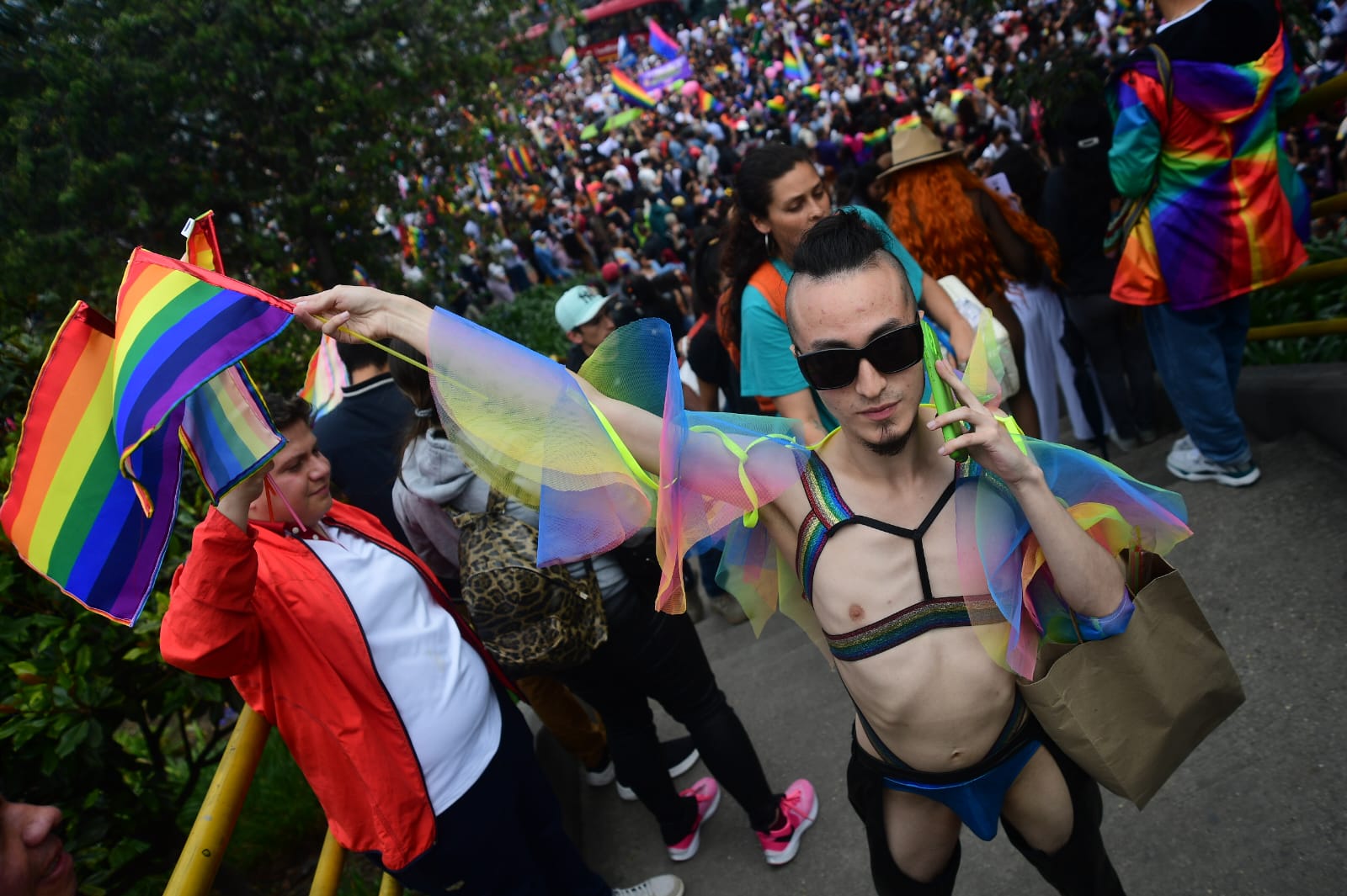 Fotos de la Marcha del Orgullo LGBTIQ+.
