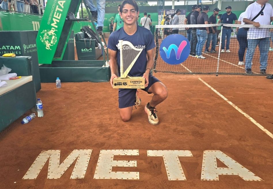 ¿Nueva promesa del tenis colombiano? Samuel Linde conquistó el Meta Open 65