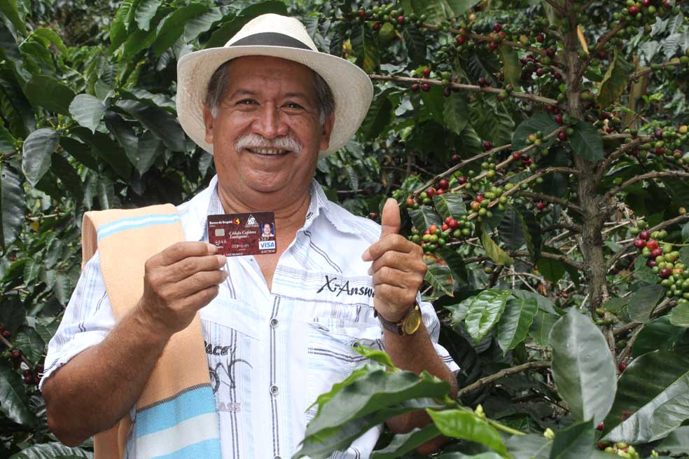 La meta: 430.000 caficultores bancarizados