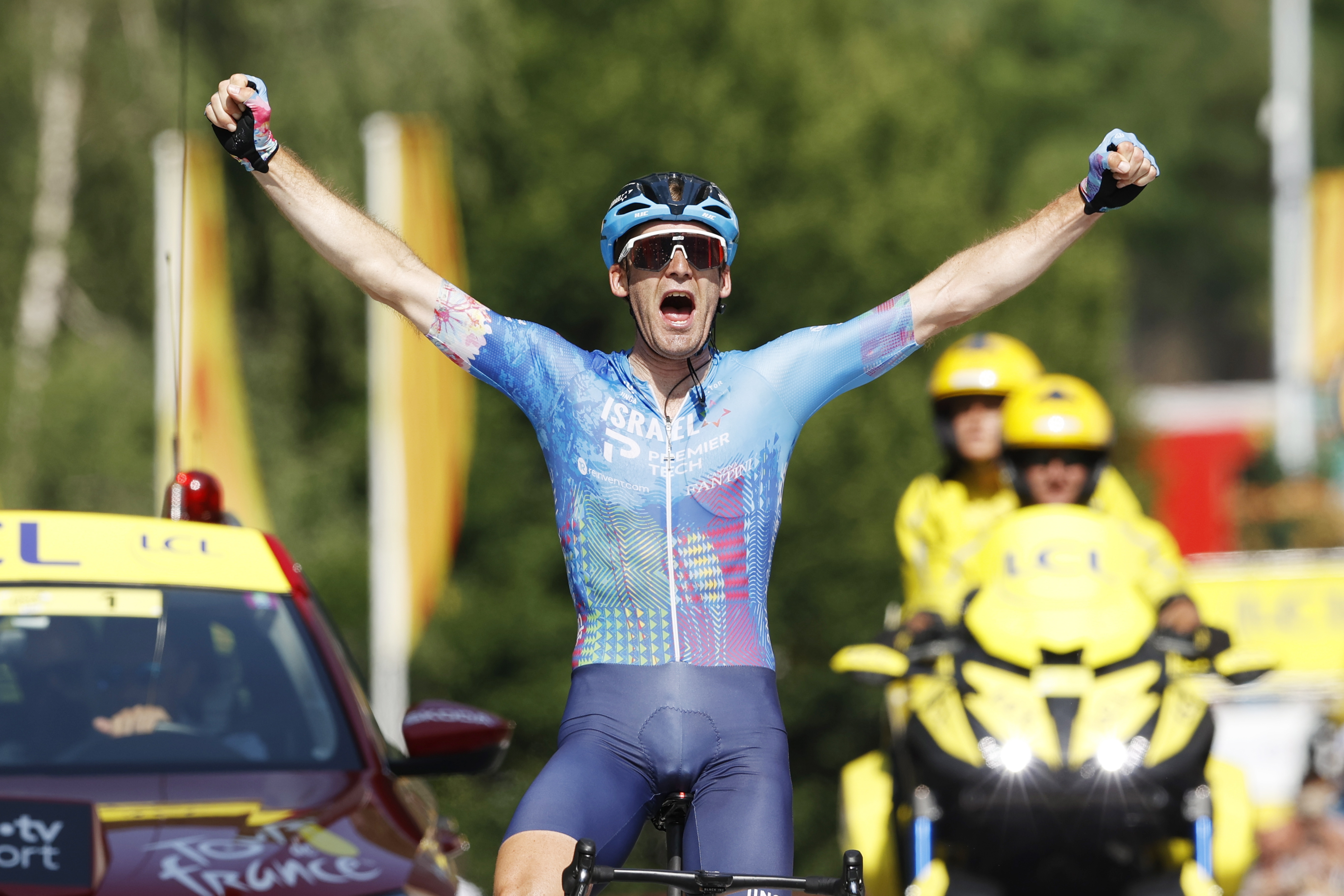 Hugo Houle se llevó el primer día del Tour de Francia 2022 en los Pirineos
