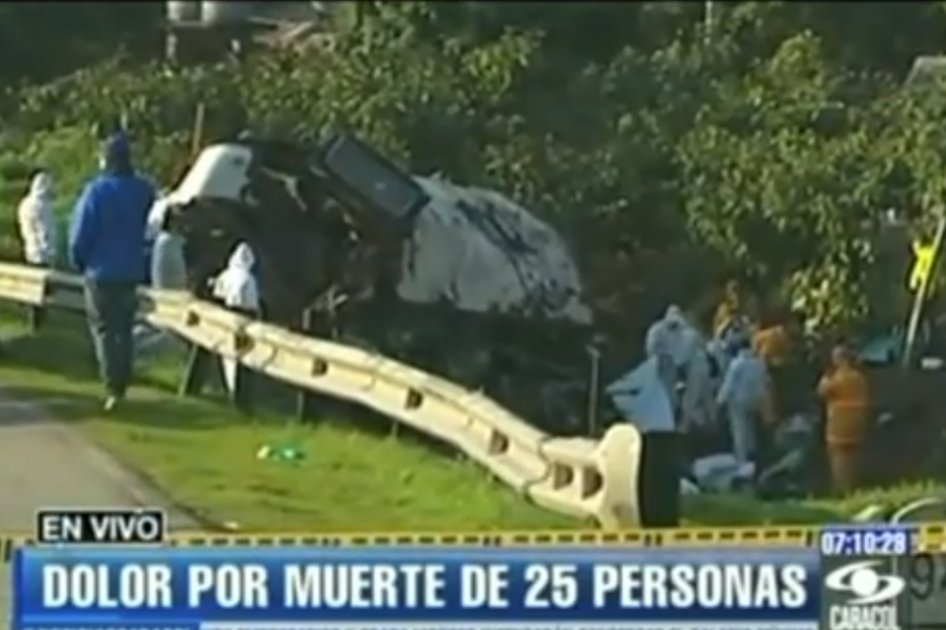 Asciende a 27 el número de muertos en accidente de tránsito