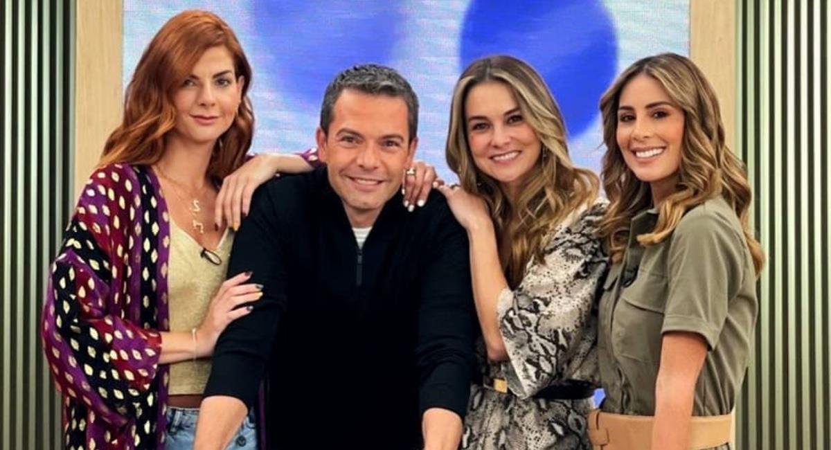 Carolina Cruz, Iván Lalinde, Catalina Gómez y Carolina Soto: presentadores de 'Día a Día' de Caracol Televisión.